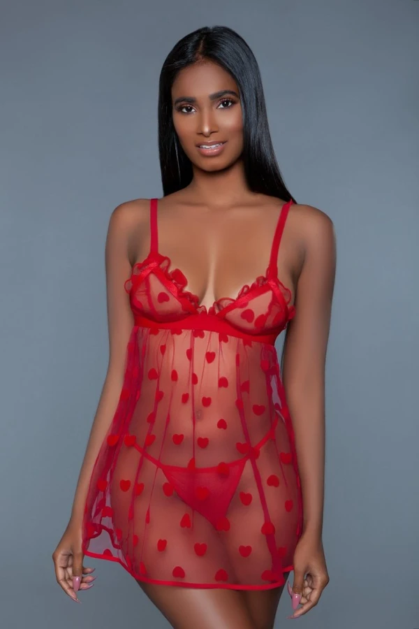 Be Wicked Babydoll Set - Plus Size